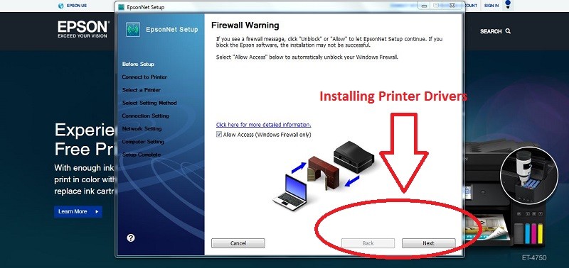 epson printer installation software download