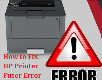 hp printer fuser error