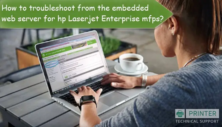embedded web server hp printer