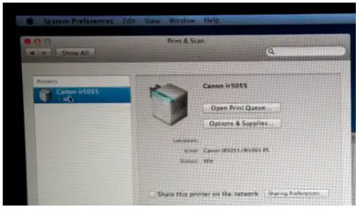 get canon printer online