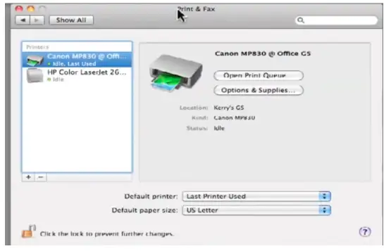 get canon printer online