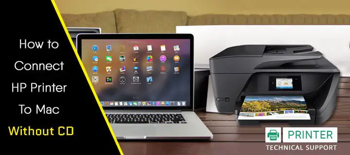 how to setup HP printer on mac without cd