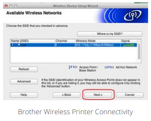 connecting brother printer to mac