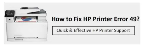 HP Printer Error Code 49
