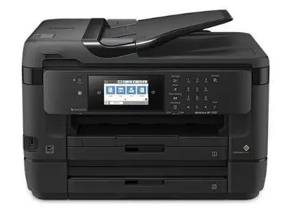 epson wf 7720 printing blank pages