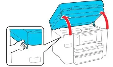 install ink cartridges in Epson WF-3720