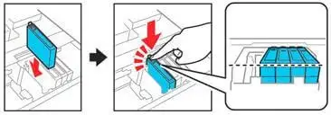 install ink cartridges in Epson WF-3720