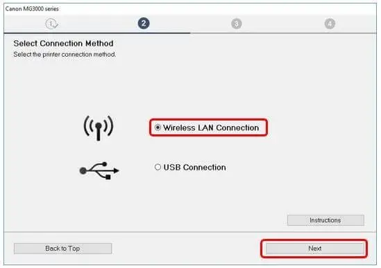 how to connect canon mg3050 printer to wifi