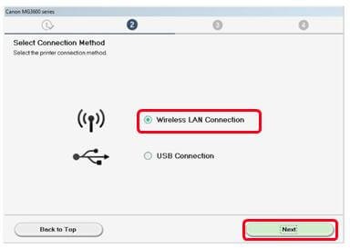 connect canon mg3650 printer to wifi