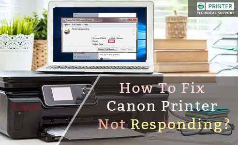 Canon printer Not responding error