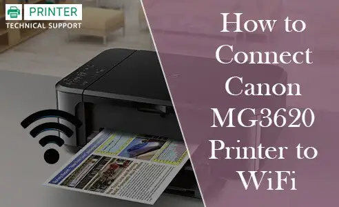 Connect Canon MG3620 Printer to WiFi