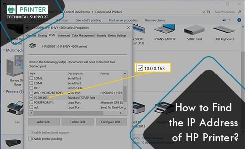 manually assign ip address to hp printer