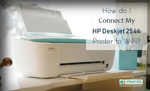 connect HP Deskjet 2544 Printer to WiFi