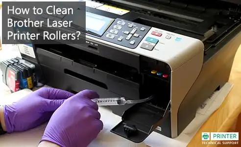 how to clean brother laser printer