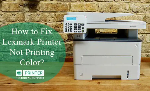 Lexmark Printer Not Printing color