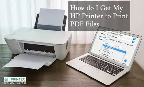 HP Printer to Print PDF Files