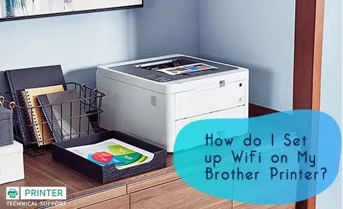 Set up WiFi on Brother Printer