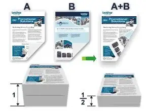 how to print back to back in brother printer