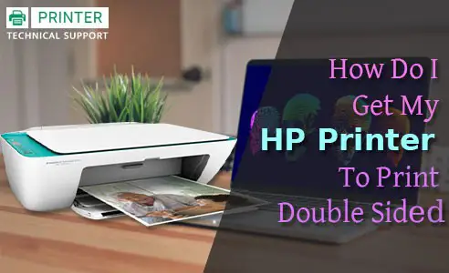 hp printer not printing double sided