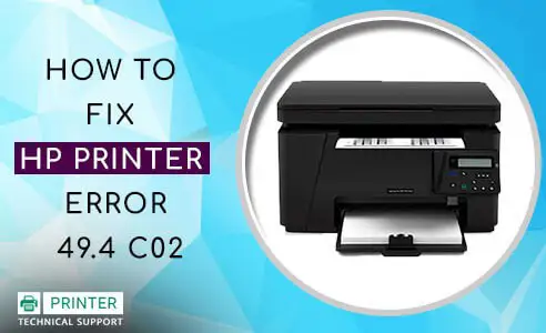 Fix HP Printer Error 49.4 c02