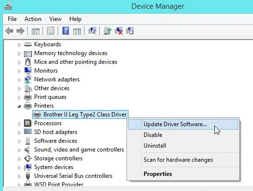 Canon Printer in Error State Windows 10