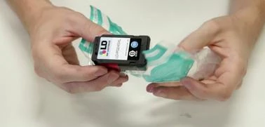 reset epson ink cartridge with paper clip