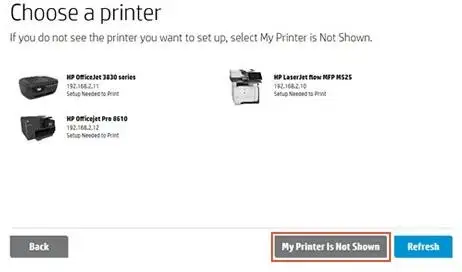 how to reset hp printer password