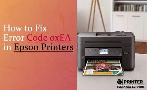 fix error code 0xea in epson printer
