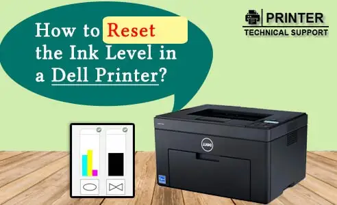 reset the ink level in a dell printer