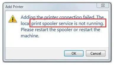 Print Spooler Keeps Stopping on Windows 10