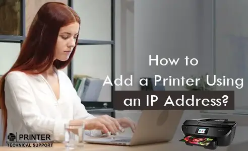 add a printer using an ip address