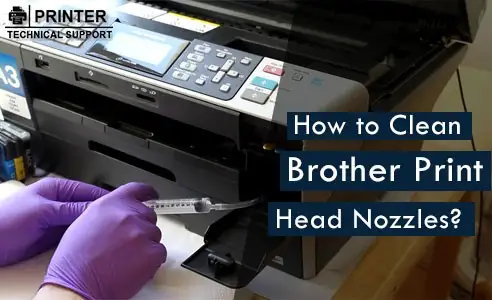 Clean Brother Print Head Nozzles