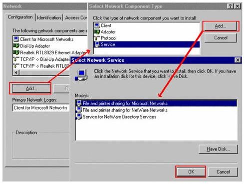 shared printer access denied