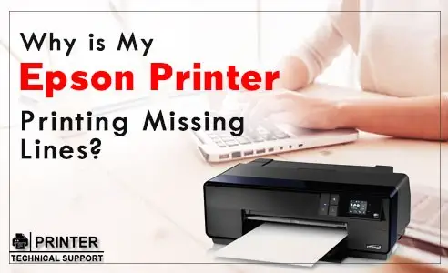 epson printer printing missing lines