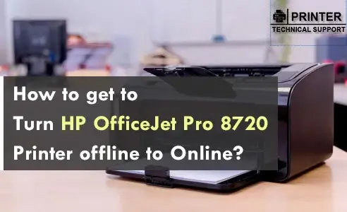 HP Officejet Pro 8720 Printer Offline