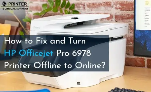 hp officejet pro 6978 printer offline