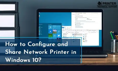 share network printer in windows 10