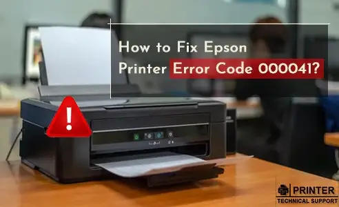 Epson Printer Error Code 000041
