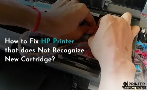 hp printer not recognizing ink cartridge