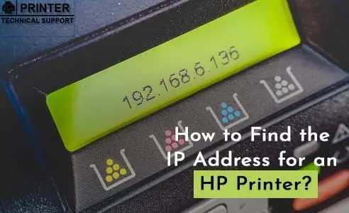 Find the IP Address for an HP Printer