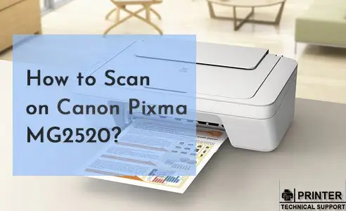 Scan on Canon Pixma MG2520