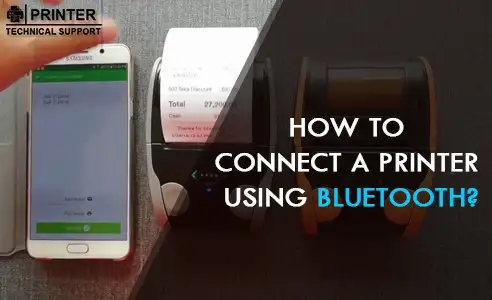 Connect a Printer Using Bluetooth