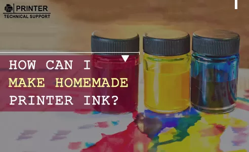 homemade printer ink