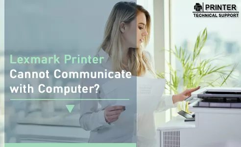 lexmark printer not communicating with computer
