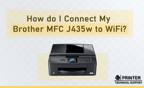 How Do I Connect My Brother Mfc J435w To Wifi Printer Technical Support