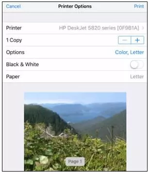 how to connect iphone to printer