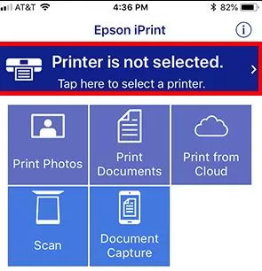 how to connect epson printer to iphone