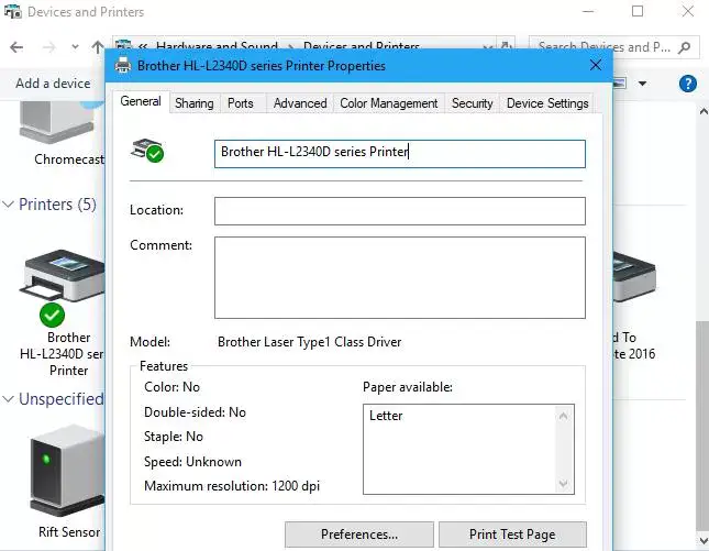 brother printer touch screen not responding