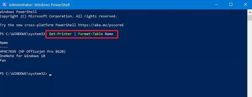 how to rename a printer in windows 10