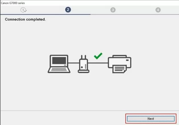 Canon G7020 wifi setup